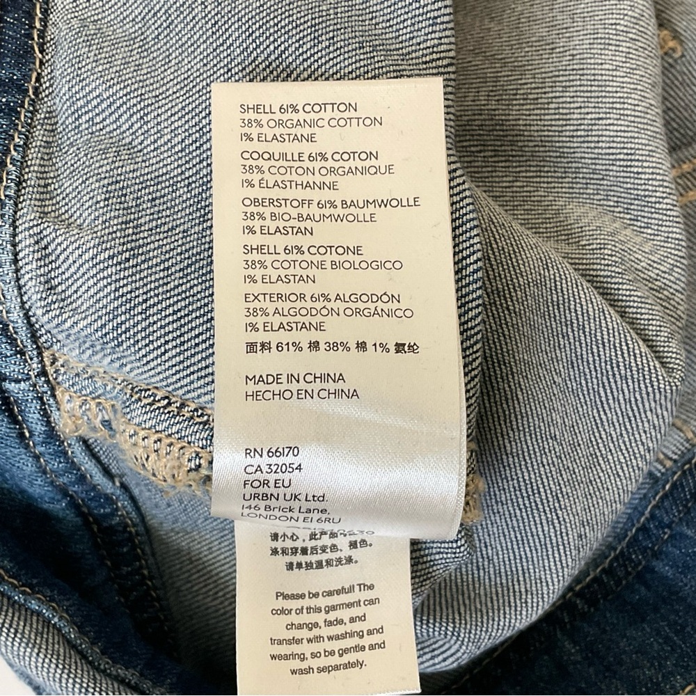 Anthropologie Pilcro Everyday Denim Short Overalls Size 25 - Picture 14 of 16